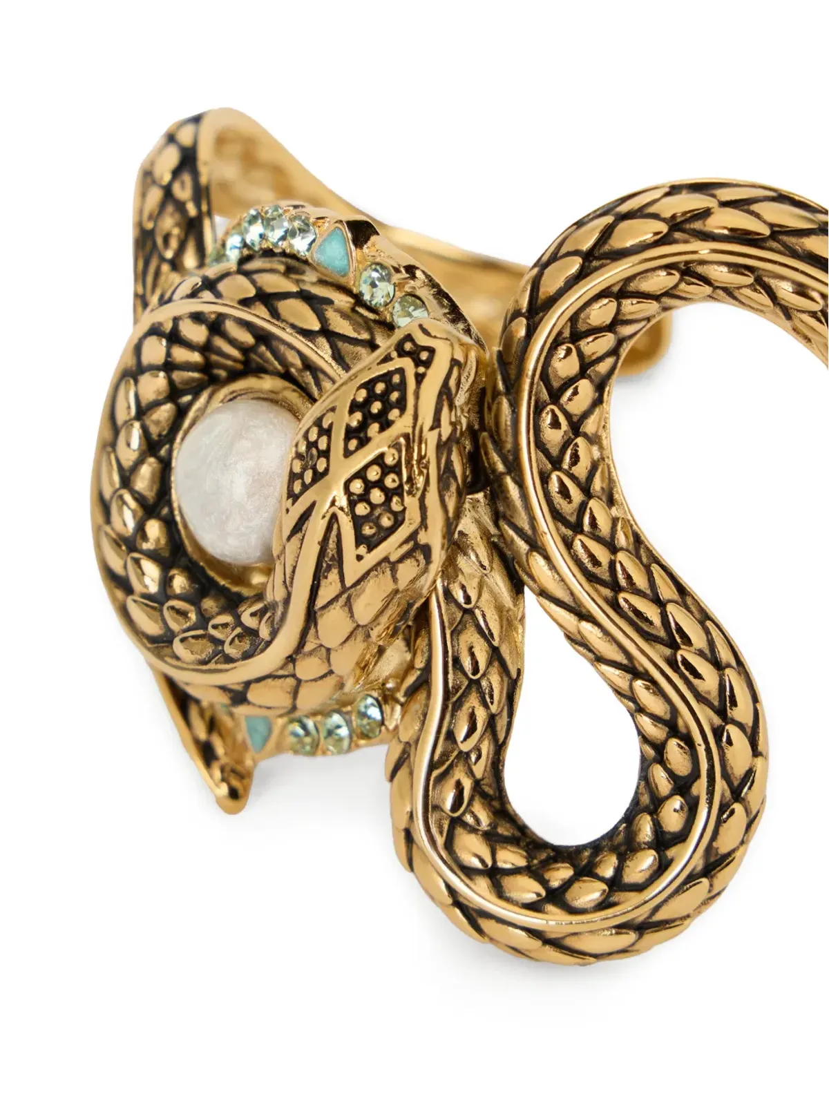 Roberto Cavalli 蛇モチーフ ブレスレット（ゴールド） - 画像3