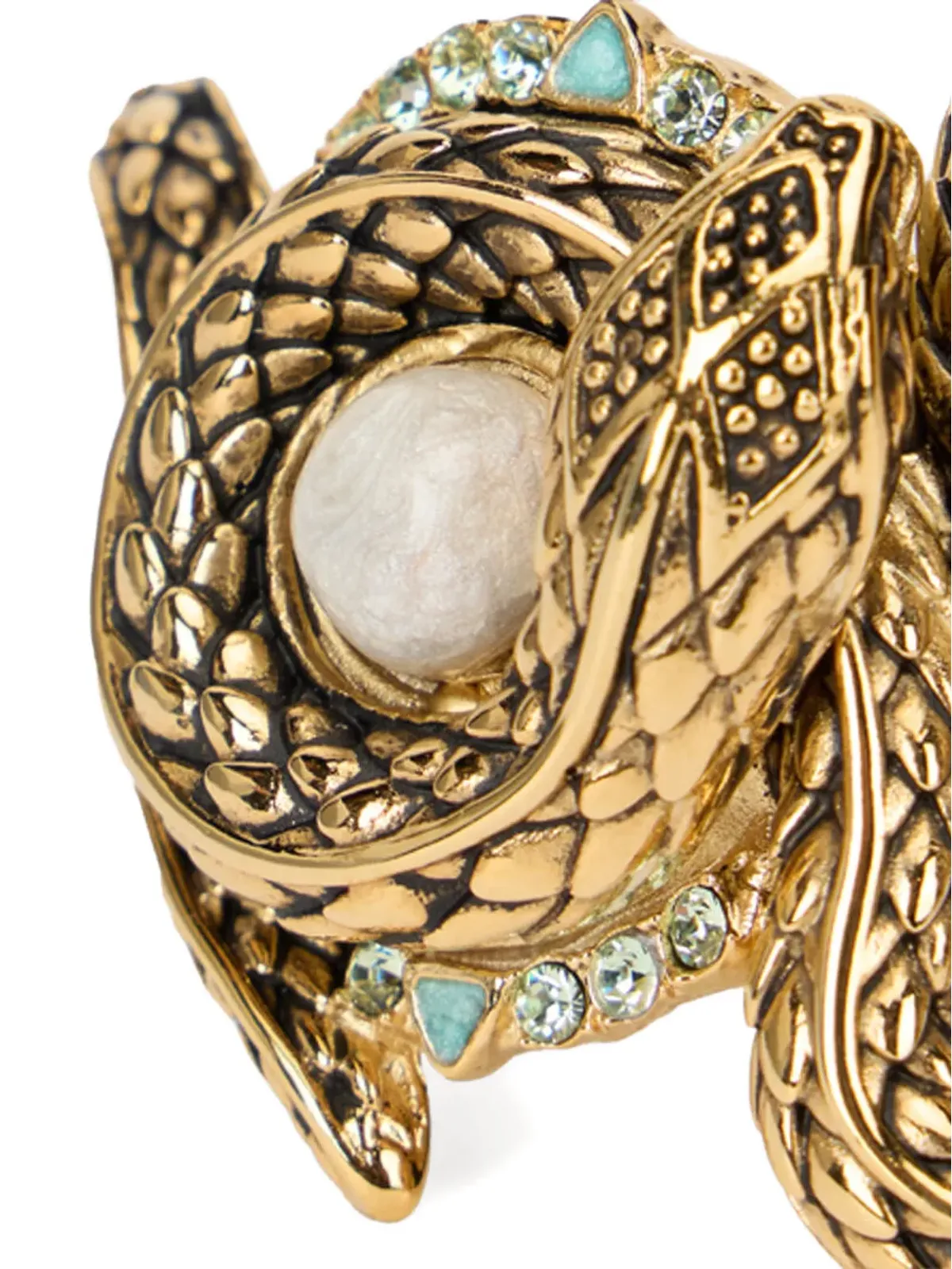 Roberto Cavalli 蛇モチーフ ブレスレット（ゴールド） - 画像4