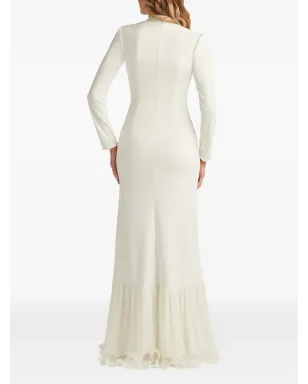Tadashi Shoji 花柄ディテール Vネック マキシドレス - サムネイル3