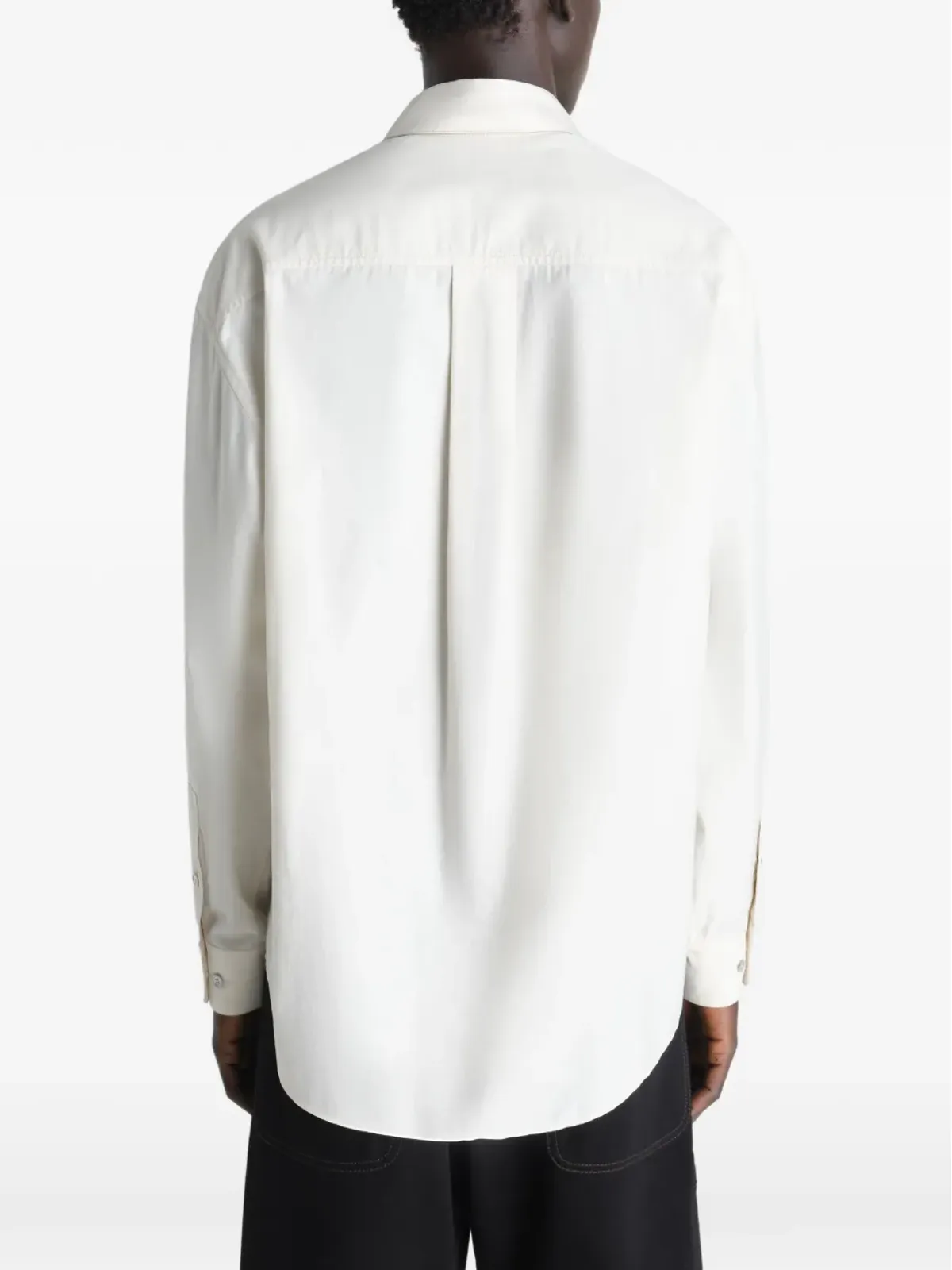 LEMAIRE パッチポケット・レギュラーシャツ - White - 画像5