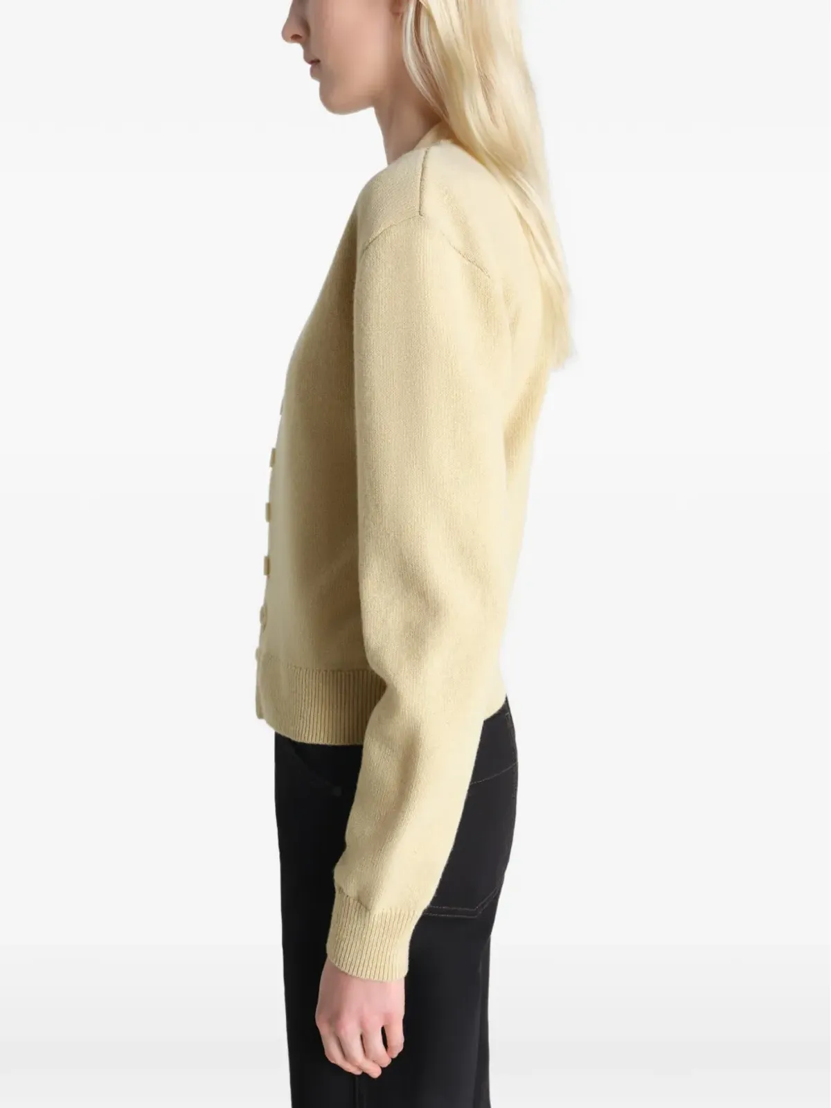 LEMAIRE ボタン付きリバーシブルカーディガン - 画像3