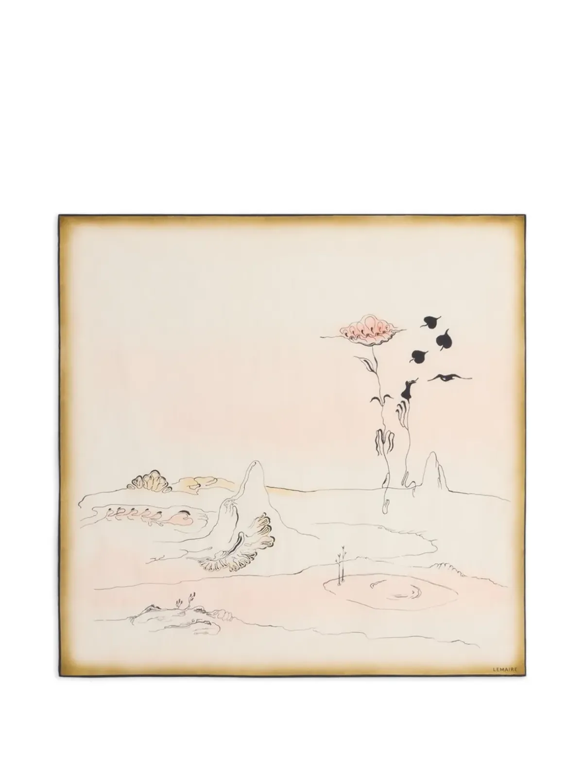 LEMAIRE プリントスカーフ - 画像1
