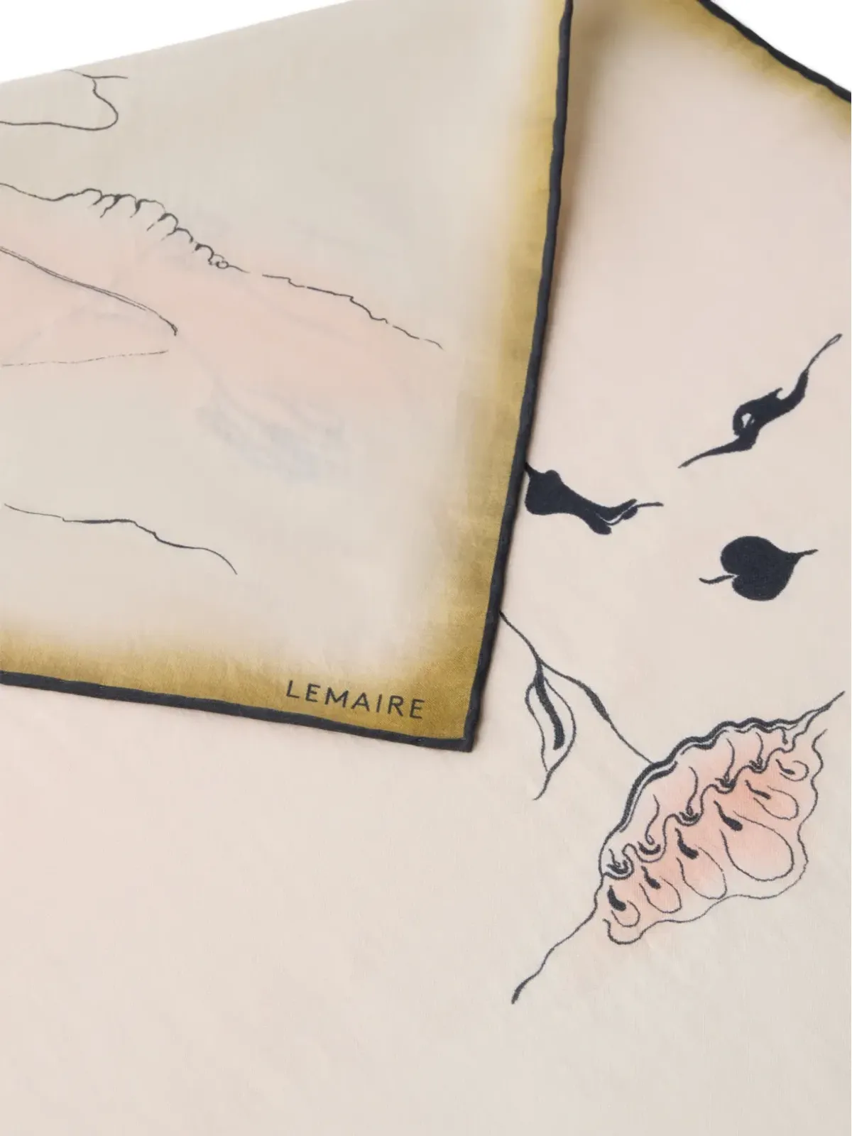 LEMAIRE プリントスカーフ - 画像2