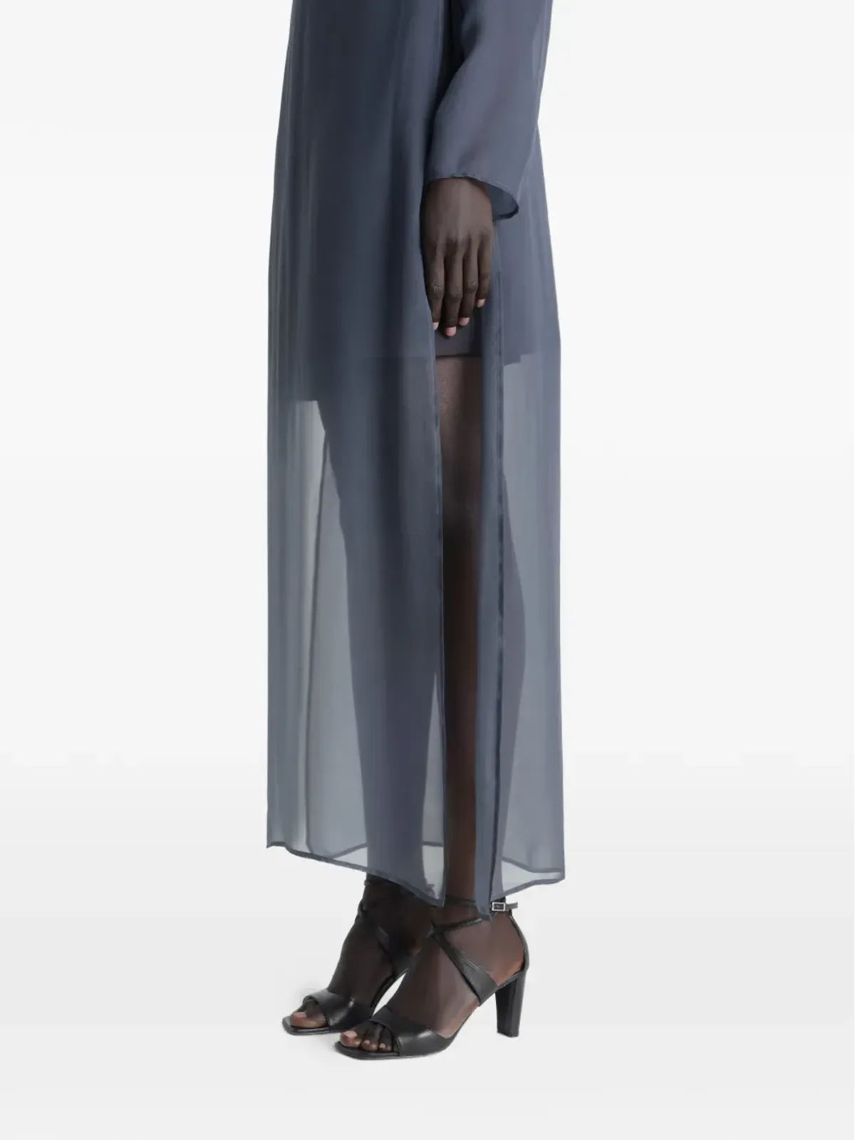 LEMAIRE アンクルストラップ クロスサンダル - 画像4