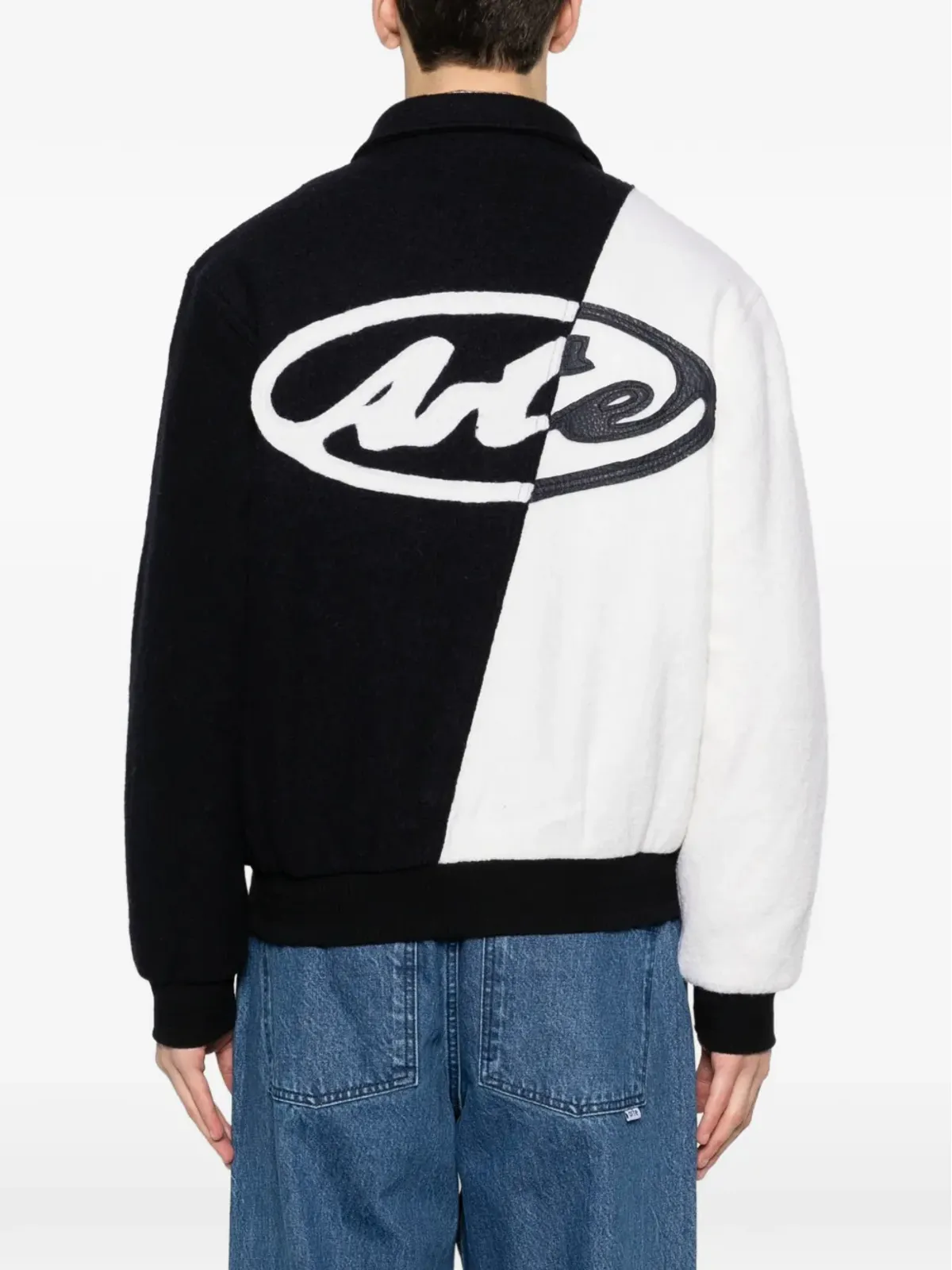 Arte Antwerp ロゴ入りヴァーシティボンバージャケット - 画像4