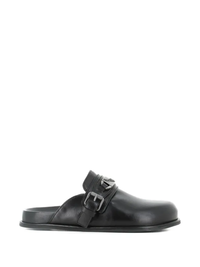 Zadig&Voltaire Zadig&Voltaire バックルレザーミュール - ブラックの商品画像
