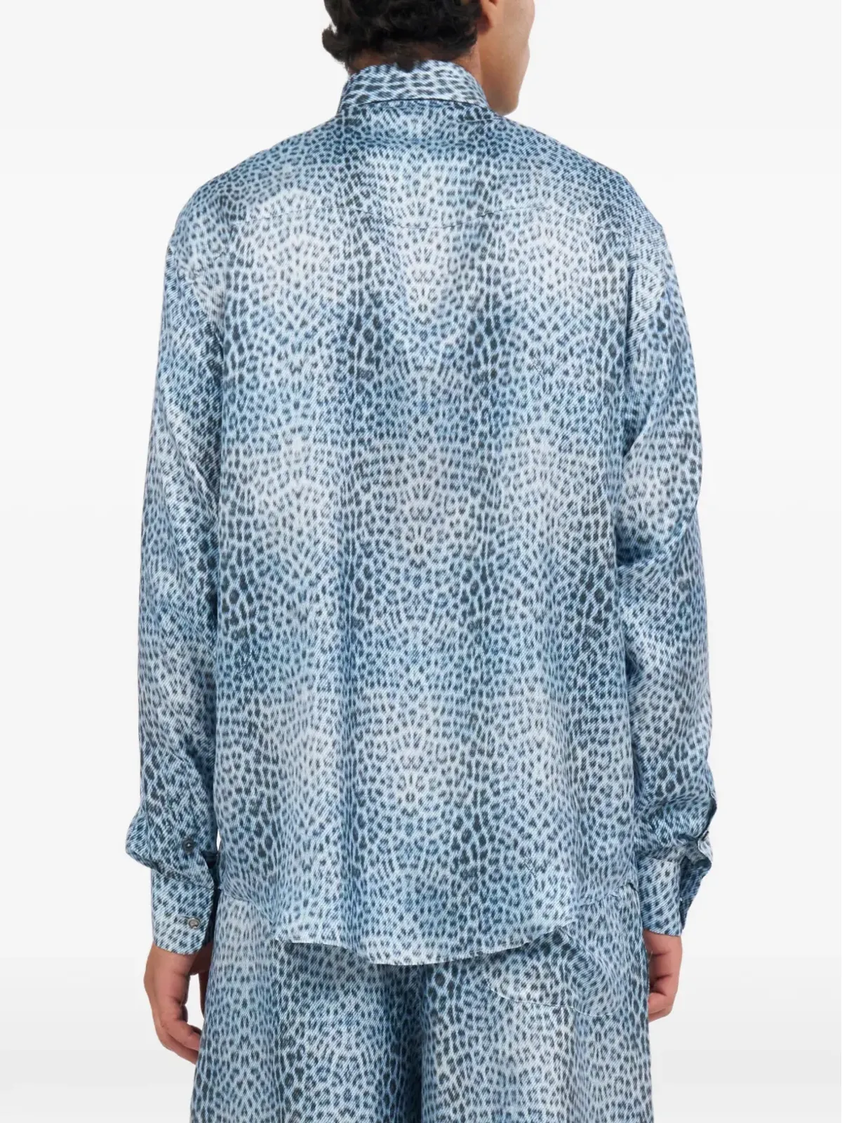 Roberto Cavalli ベビー・ジャガー シルクシャツ - 画像4