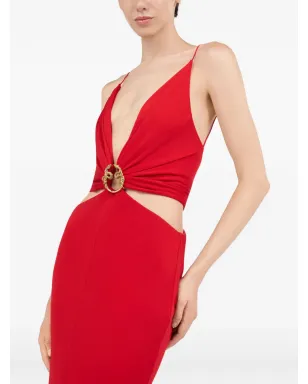 Roberto Cavalli カットアウトマキシドレス - サムネイル5