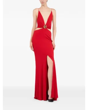 Roberto Cavalli カットアウトマキシドレス - サムネイル2