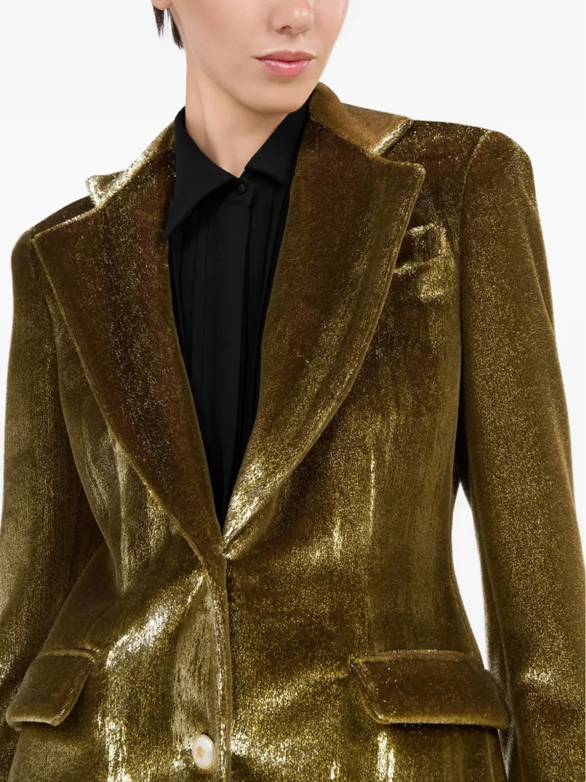 Roberto Cavalli ベルベットブレザー - 画像5