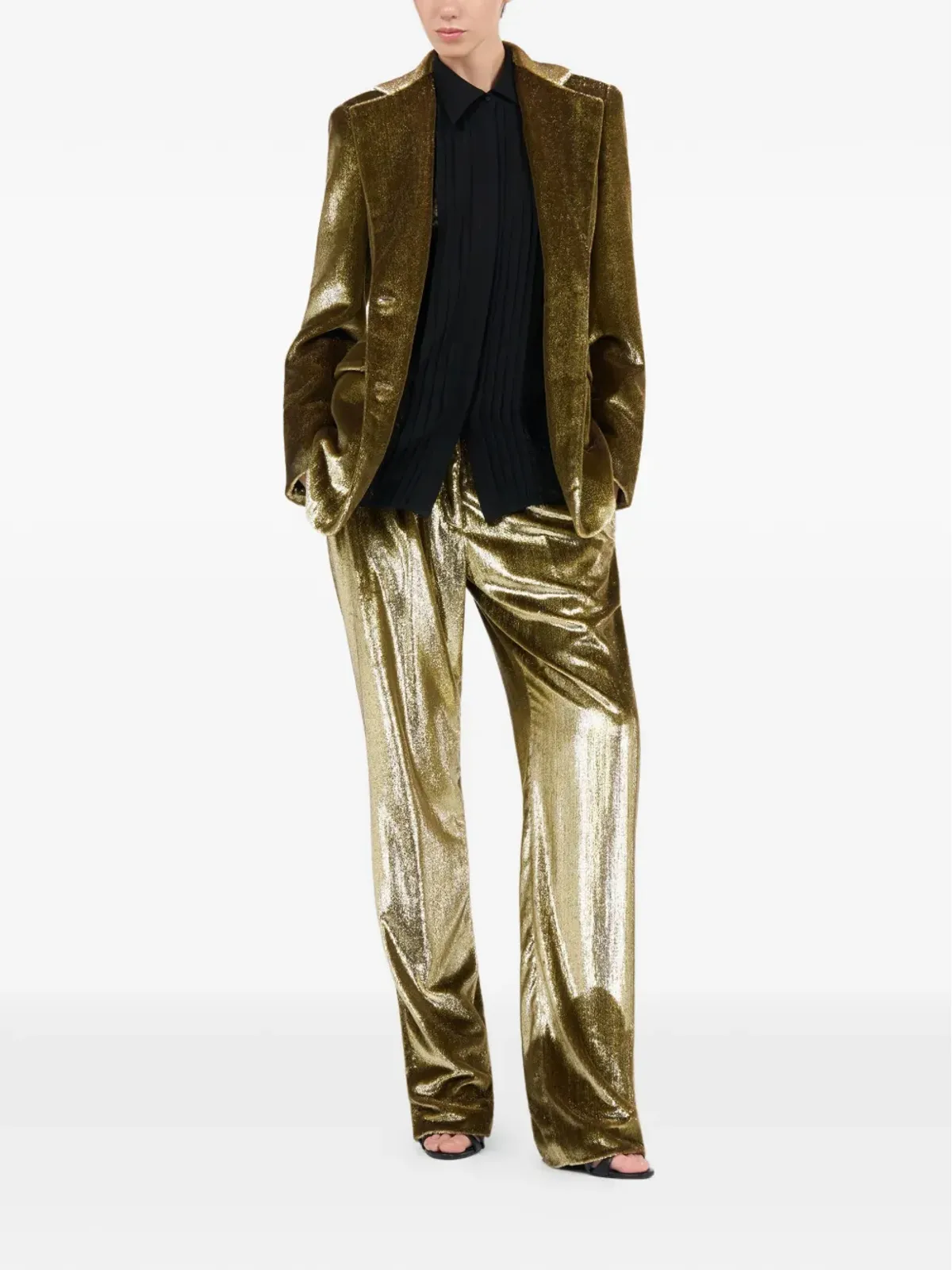 Roberto Cavalli ベルベットブレザー - 画像2