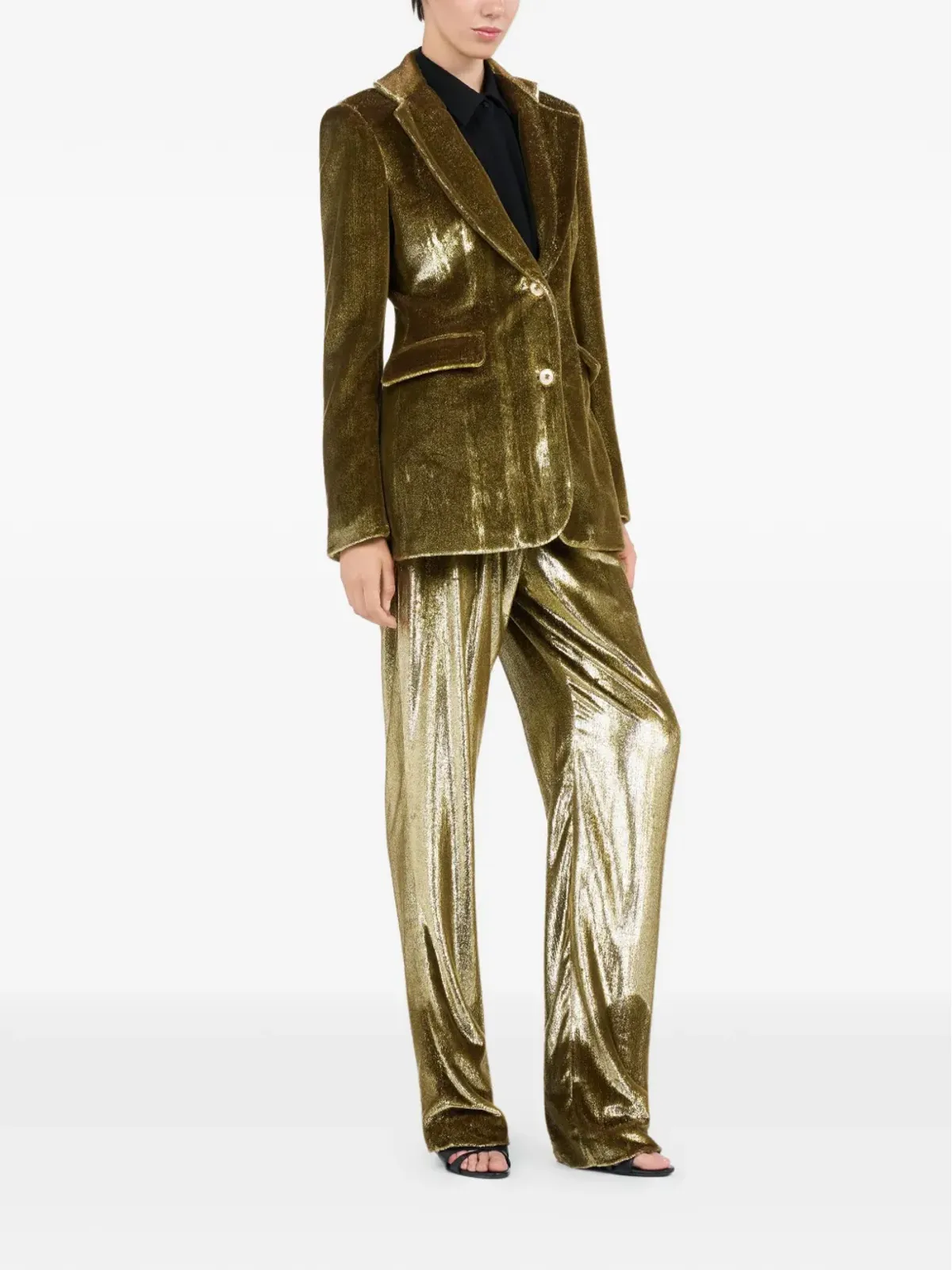 Roberto Cavalli ベルベットブレザー - 画像3