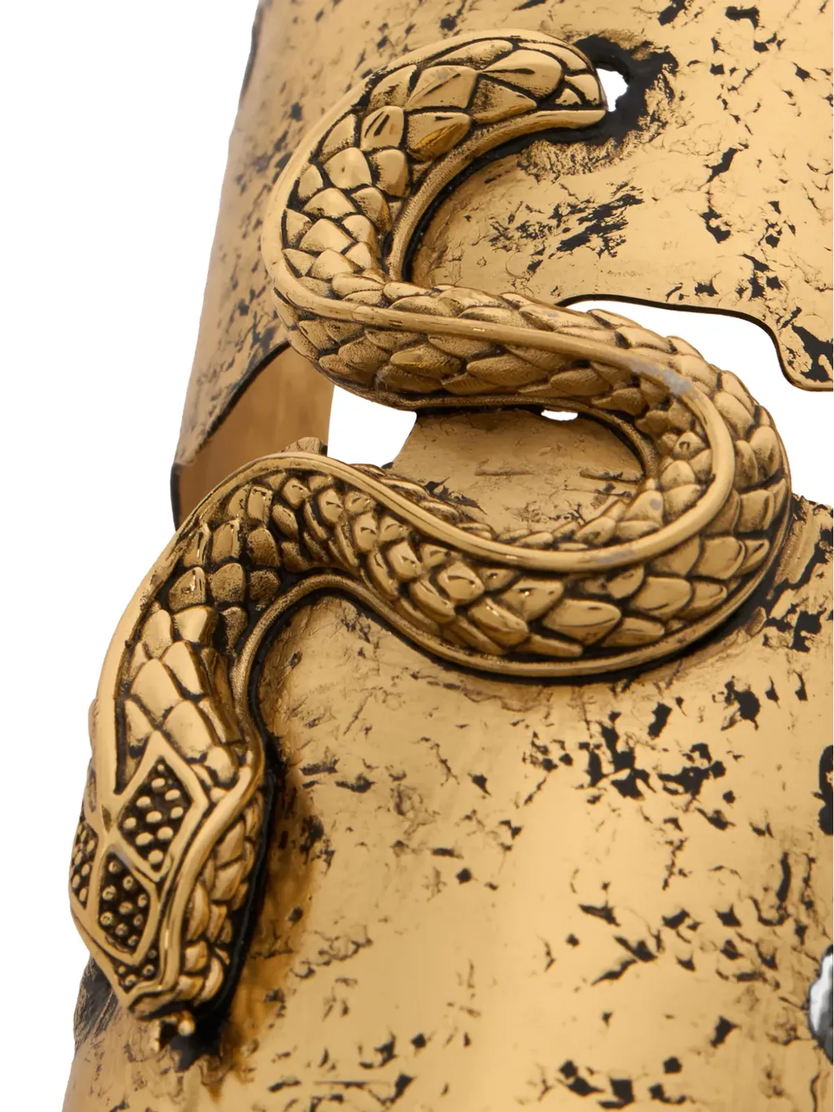 Roberto Cavalli 蛇モチーフのカフブレスレット - Gold - 画像4