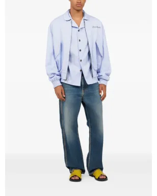 Roberto Cavalli Baby Jaguar reversible jacket - Blue - サムネイル2