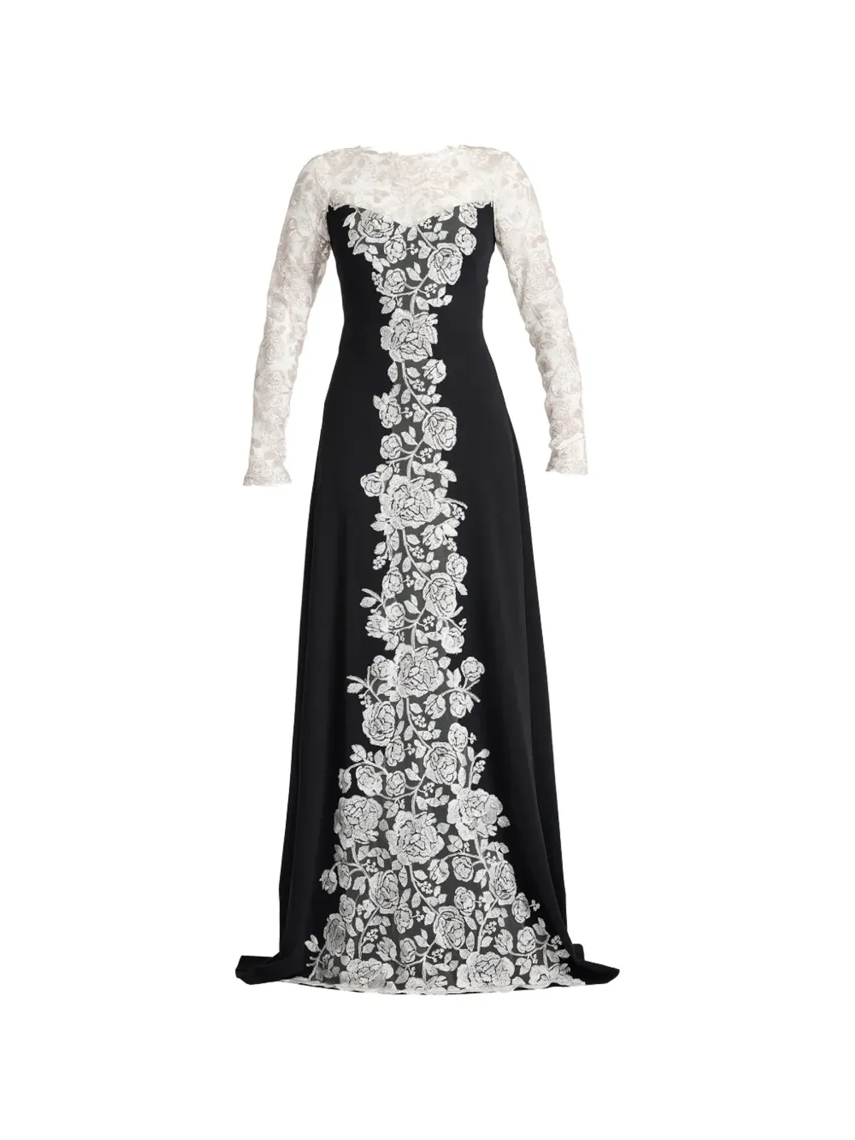 Tadashi Shoji 花柄レースのマキシドレス - 画像1