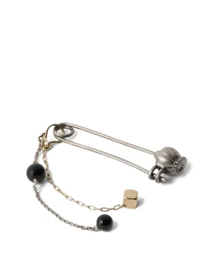 LEMAIRE thistle bead safety-pin brooch - Silver - サムネイル3