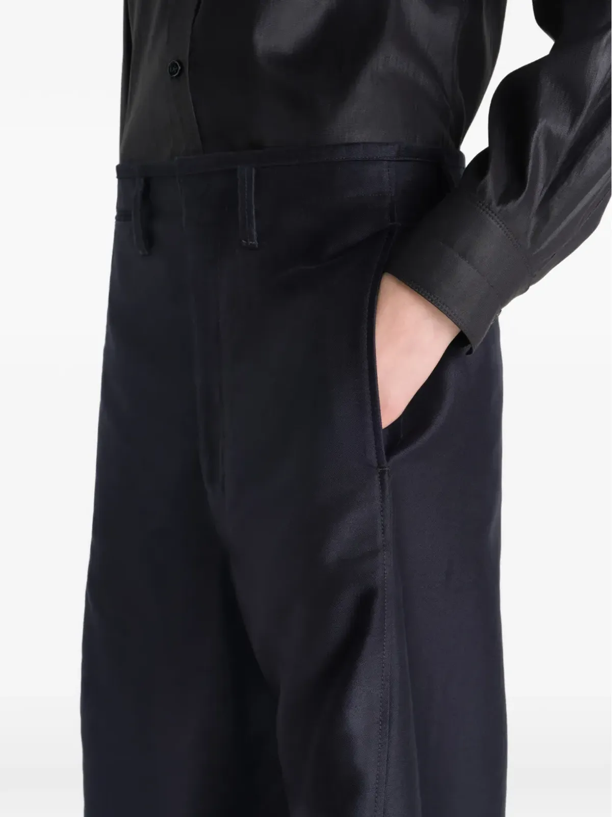 LEMAIRE ツイストチノパンツ - ブルー - 画像5