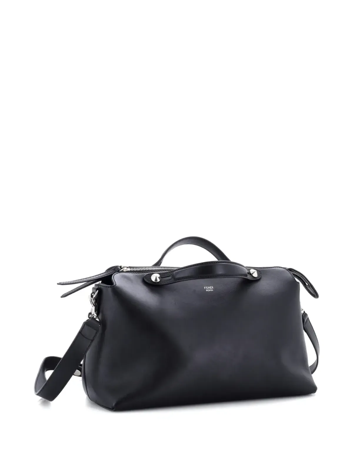 Fendi Pre-Owned バイ・ザ・ウェイ カーフスキン サッチェル - ブラック - 画像3