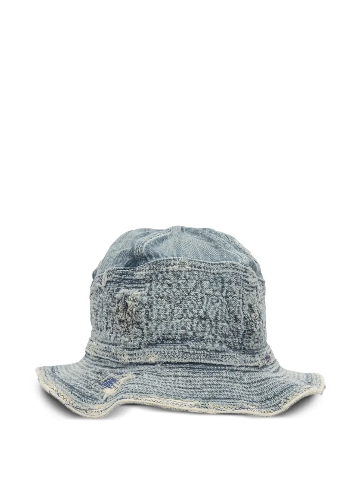 KAPITAL テクスチャード distressed ハット - ブルー - 画像2