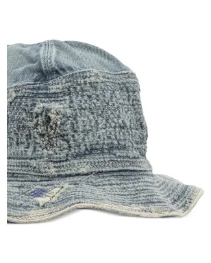 KAPITAL テクスチャード distressed ハット - ブルー - サムネイル4