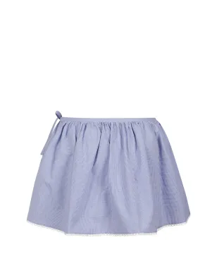 Miu Miu タイギンガムミニスカート - サムネイル2