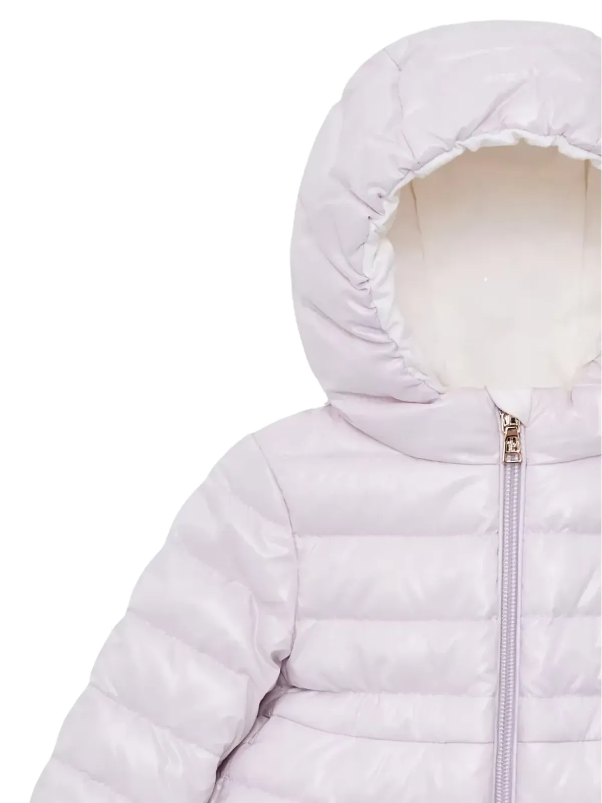 Moncler Enfant Pinar フード付きパファージャケット - ピンク - 画像3