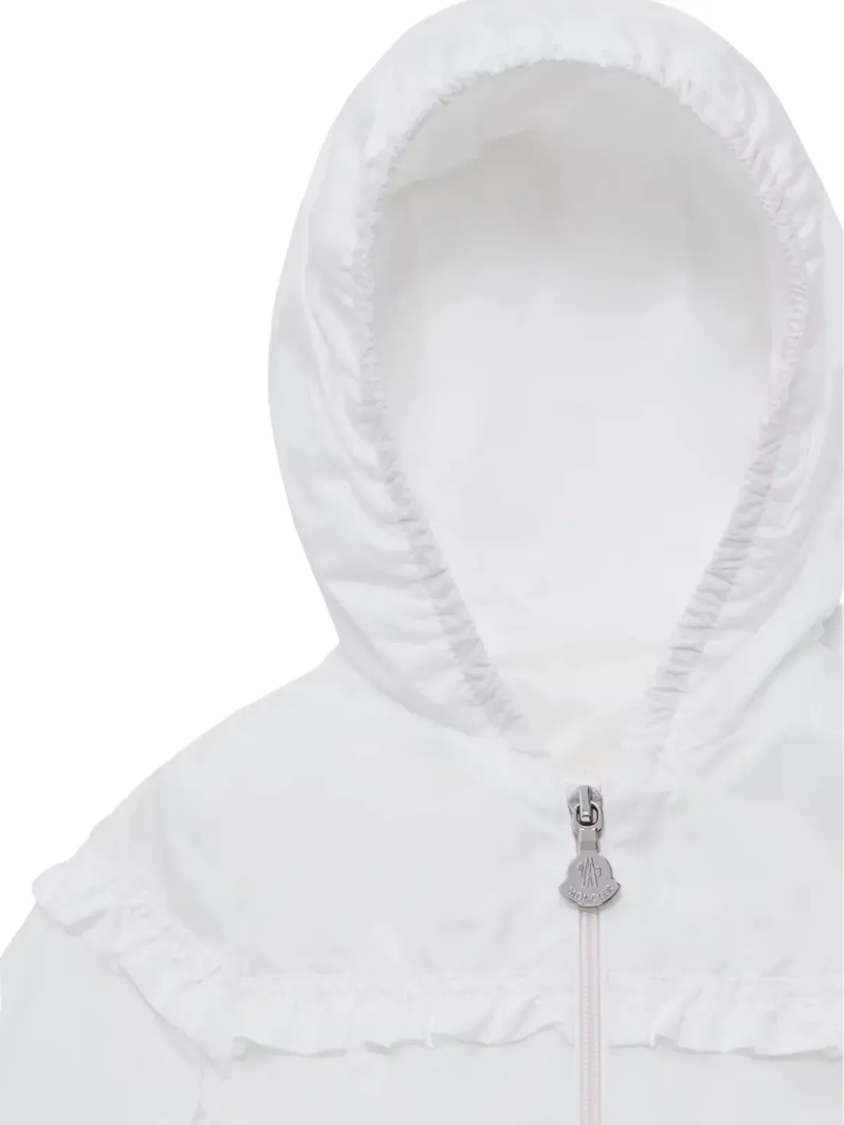 Moncler Enfant ヒティ ラッフル付きジップアップジャケット - 画像3