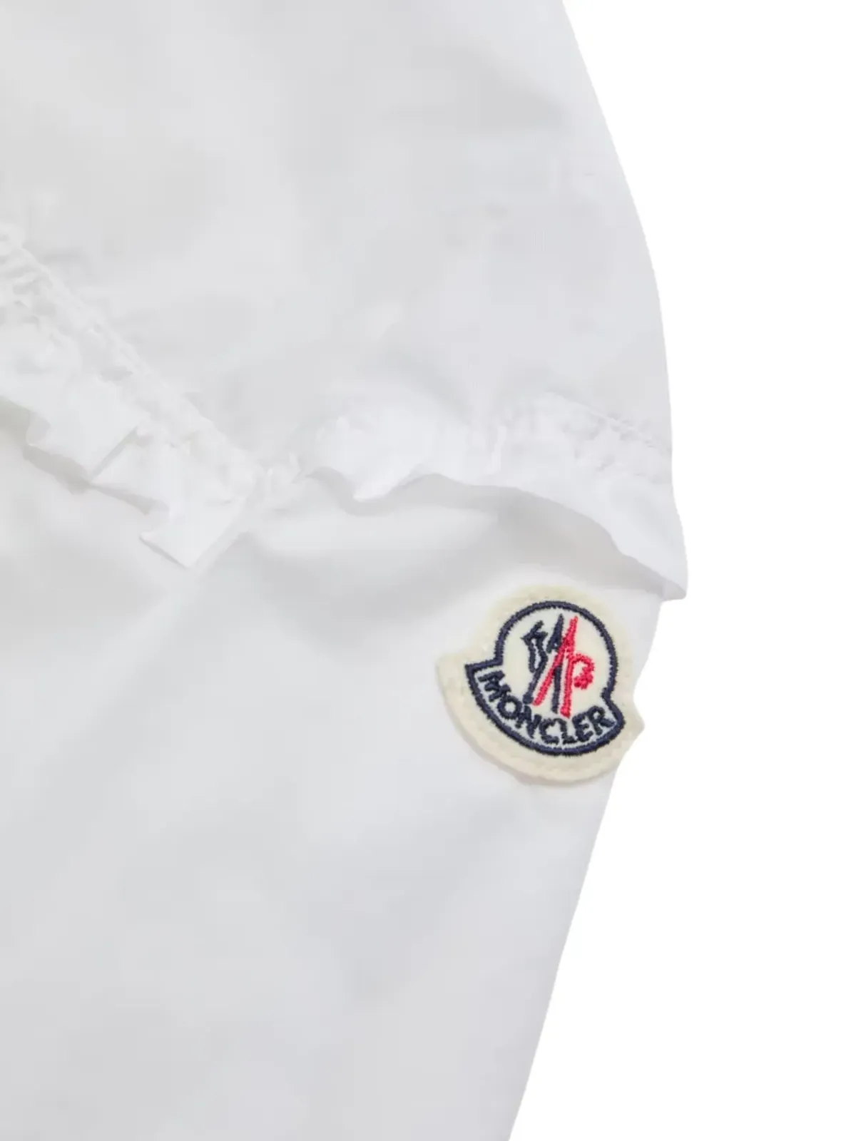 Moncler Enfant ヒティ ラッフル付きジップアップジャケット - 画像4