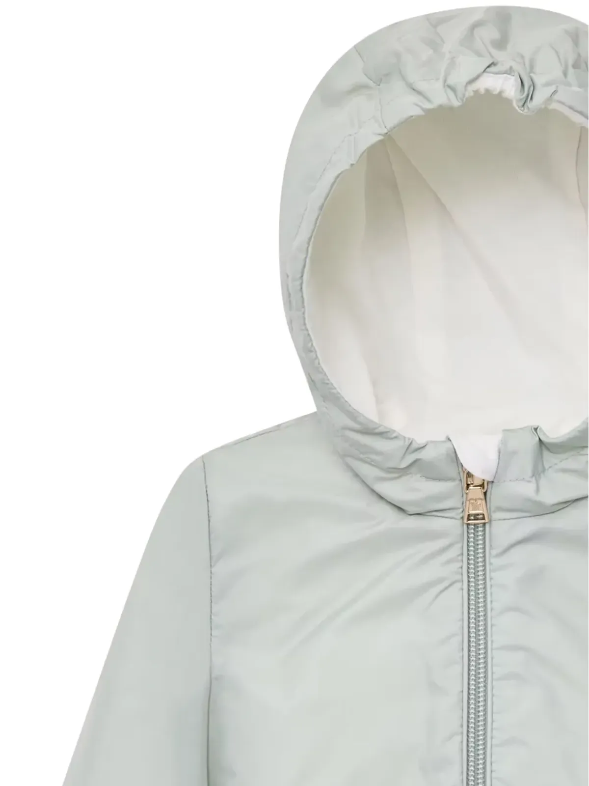 Moncler Enfant フリル付きフードジャケット - 画像3