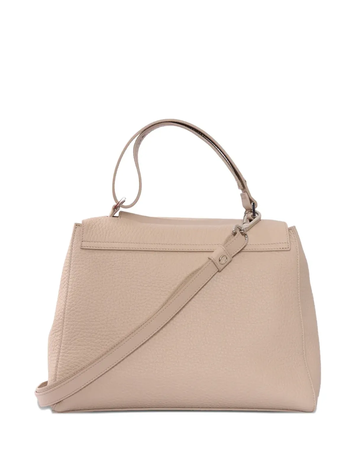 Orciani Sveva Soft トップハンドルレザートートバッグ - 画像3