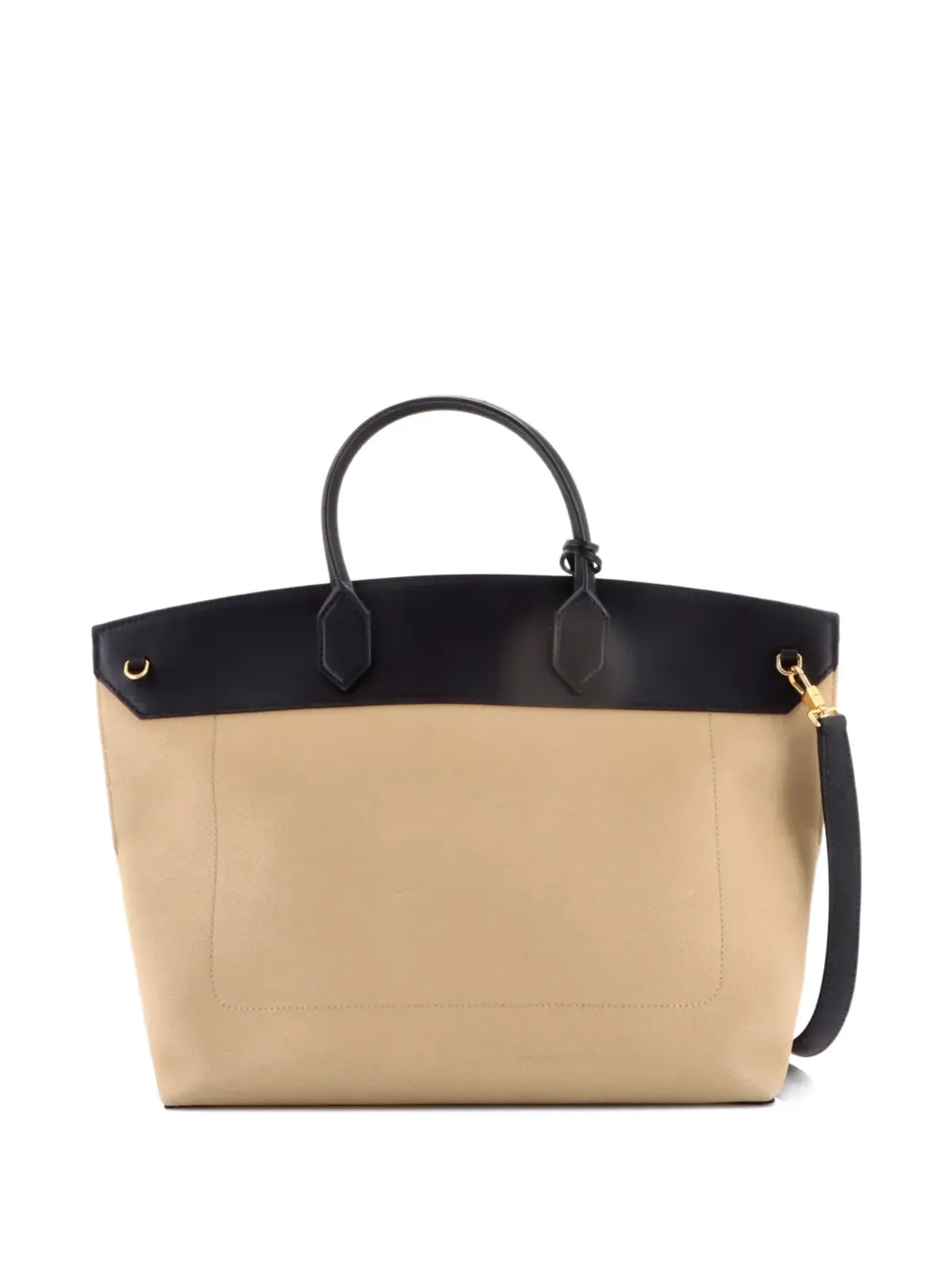 Burberry Pre-Owned Society トップハンドルバッグ キャンバス×レザー - ブラック - 画像2