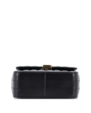 Saint Laurent Pre-Owned ヴィッキー縦型キルティッドレザー ミディアム クロスボディバッグ - ブラック - サムネイル4