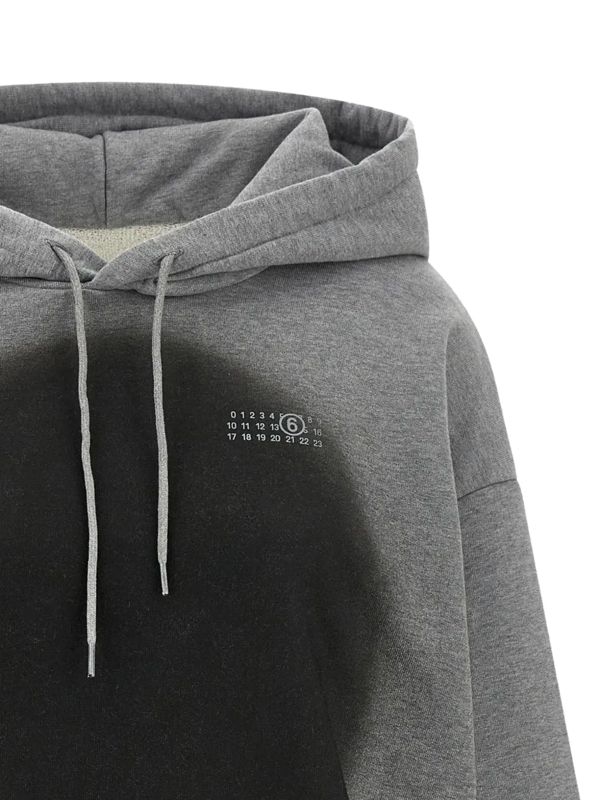 MM6 Maison Margiela プリントフーディー - グレー - 画像3