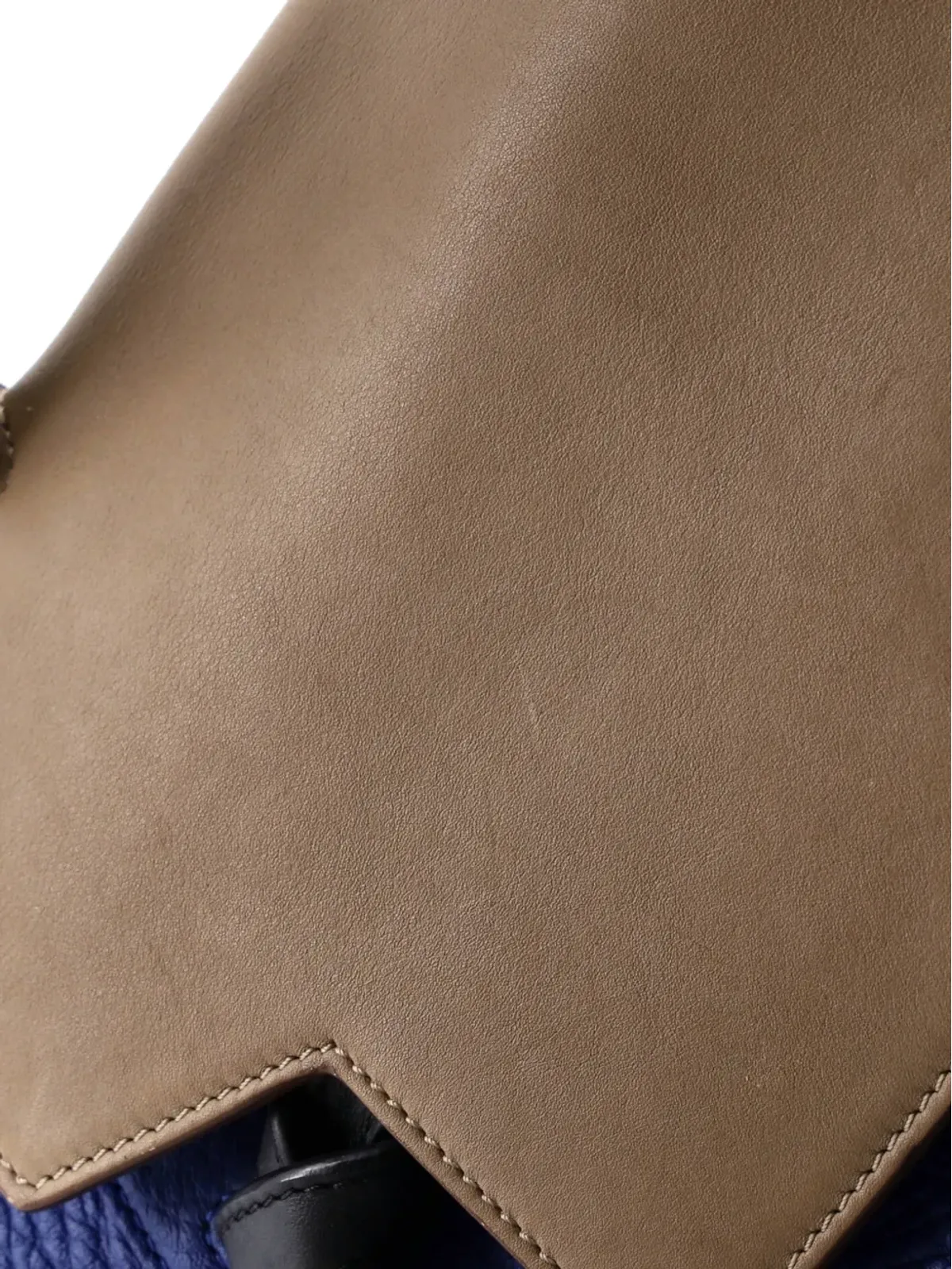 Celine Pre-Owned トリコロール ベルトバッグ レザー サッチェル - 画像5