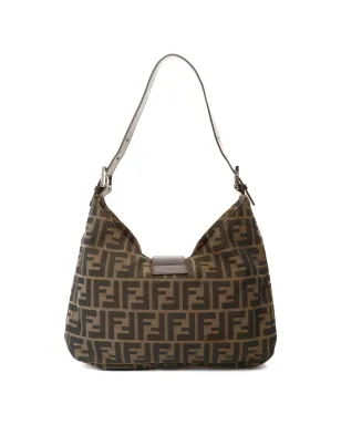 Fendi Pre-Owned ズッカキャンバス ショルダーバッグ ブラウン - サムネイル2