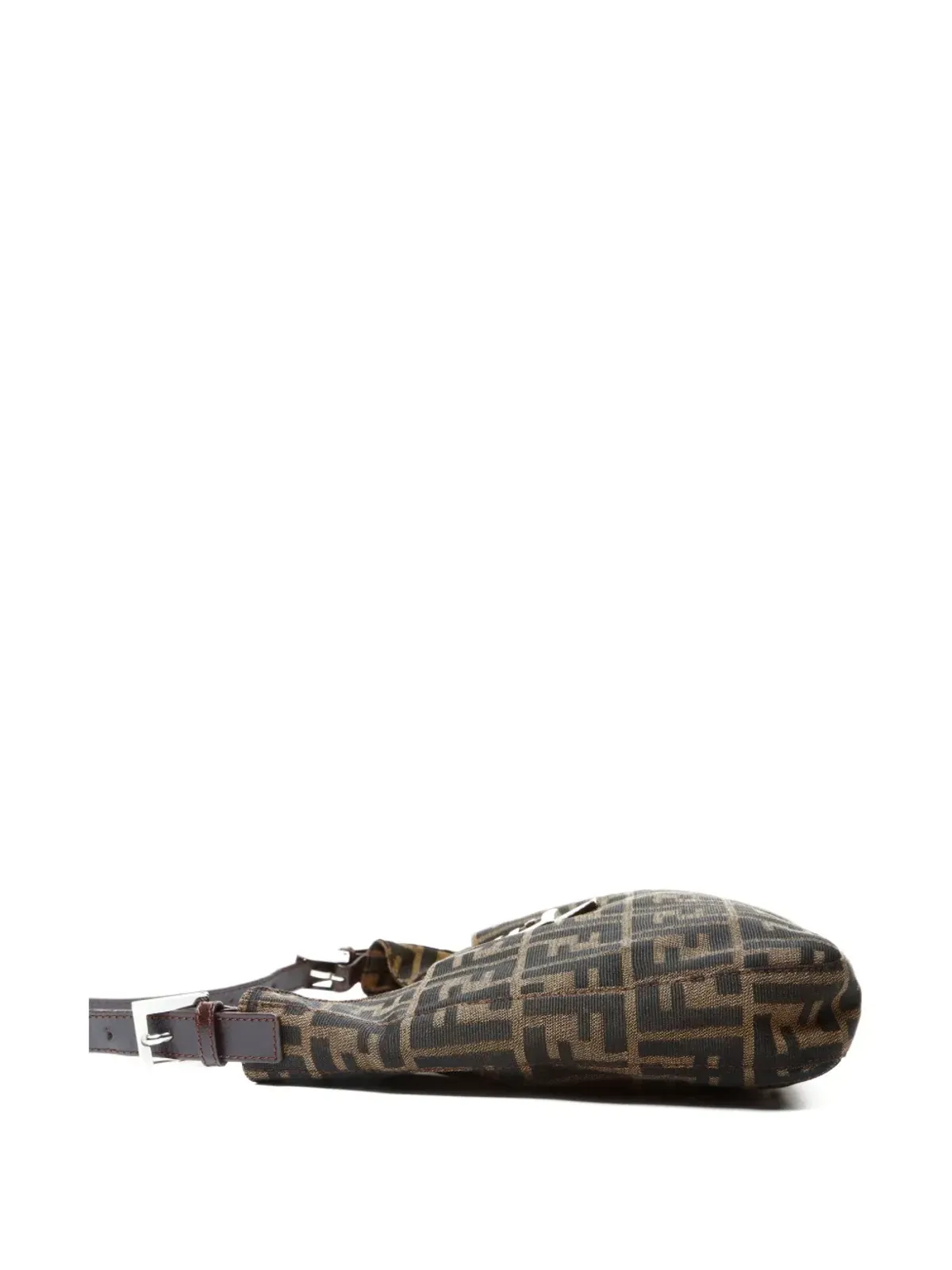 Fendi Pre-Owned ズッカキャンバス ショルダーバッグ ブラウン - 画像4