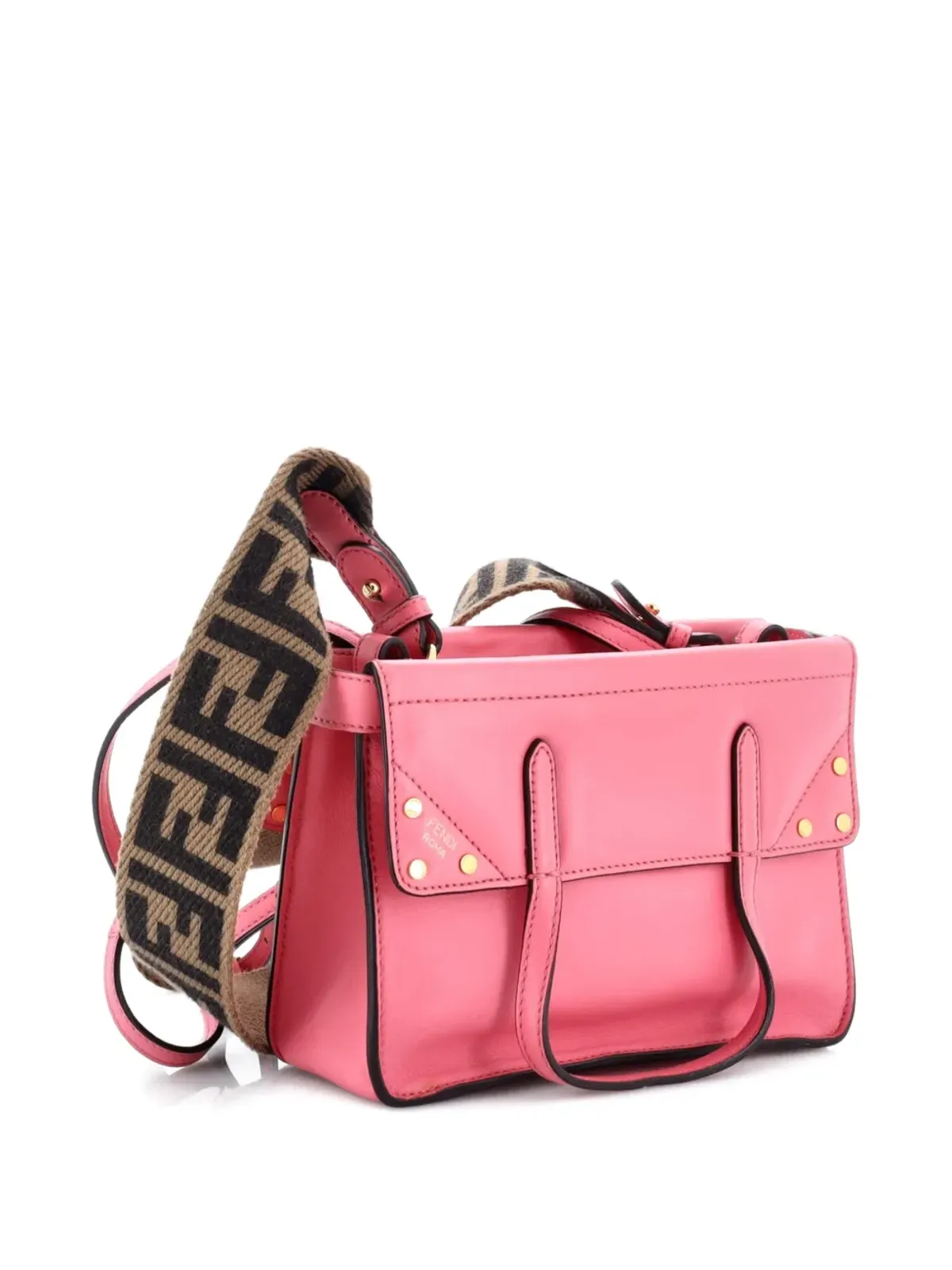 Fendi Pre-Owned フリップレザー トートバッグ - 画像2