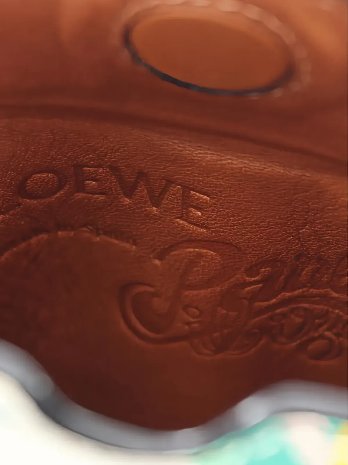 Loewe Pre-Owned Waterlily レザーショルダーバッグ - 画像4