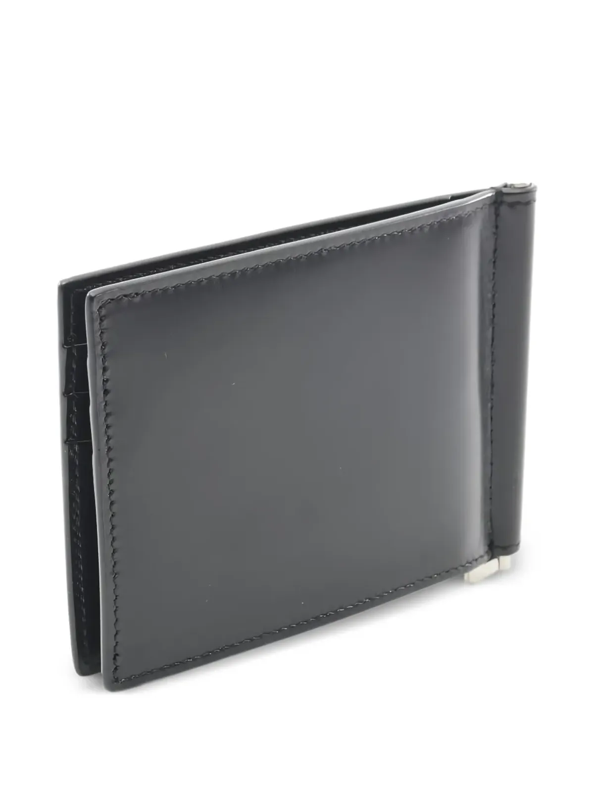 Saint Laurent Pre-Owned ロゴアップリケ レザー ウォレット - 画像2