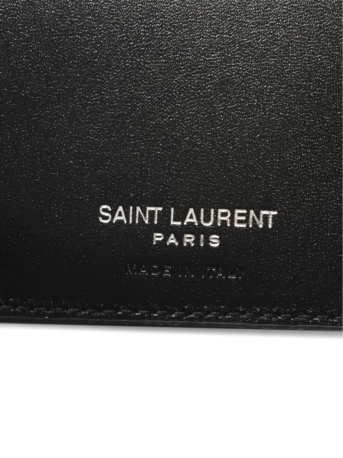 Saint Laurent Pre-Owned ロゴアップリケ レザー ウォレット - 画像4