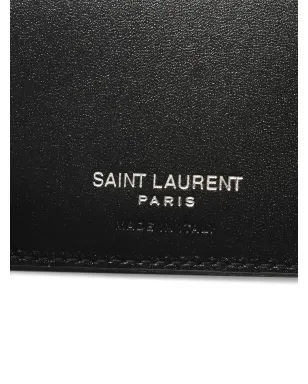 Saint Laurent Pre-Owned ロゴアップリケ レザー ウォレット - サムネイル4