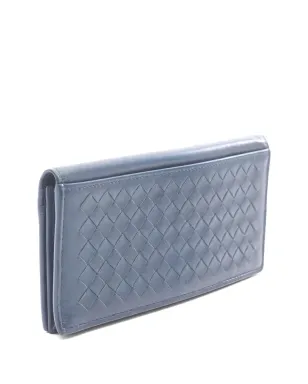 Bottega Veneta ビンテージ 2000年代イントレチャート ウォレット - ブルー - サムネイル2