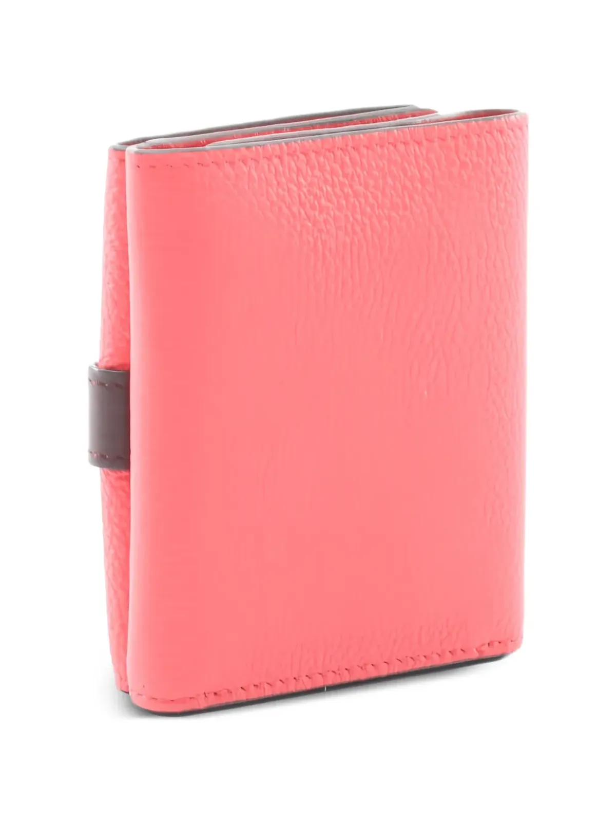 Loewe ビンテージ トライフォールドレザーウォレット（レッド） - 画像2