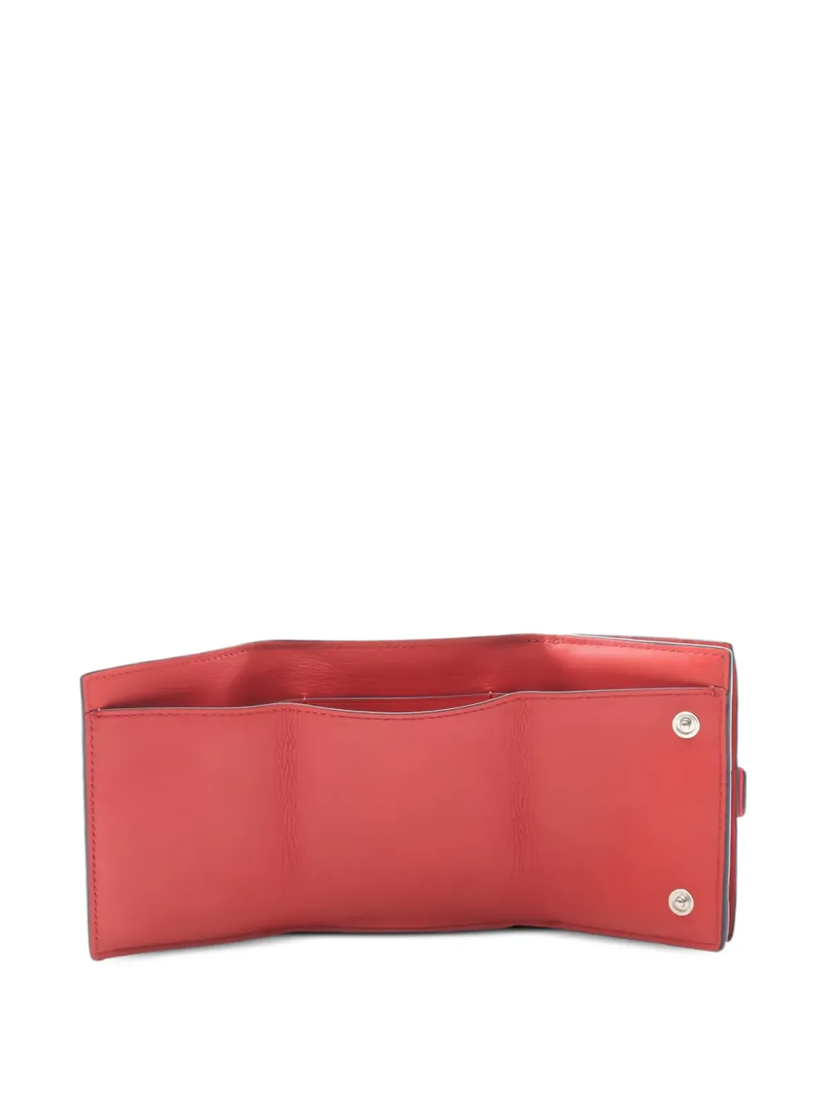 Loewe ビンテージ トライフォールドレザーウォレット（レッド） - 画像3