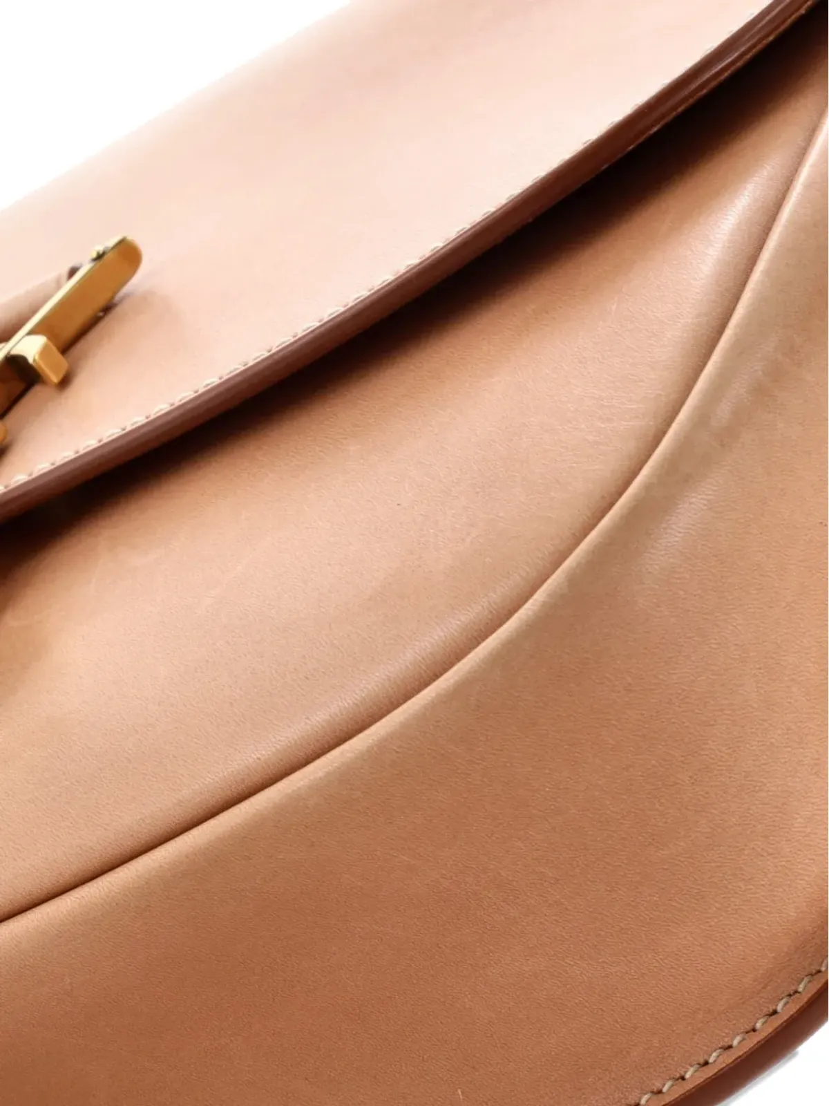 Saint Laurent Pre-Owned Kaia Shoulder Bag Leather Crossbody Bag - Neutrals - 画像5