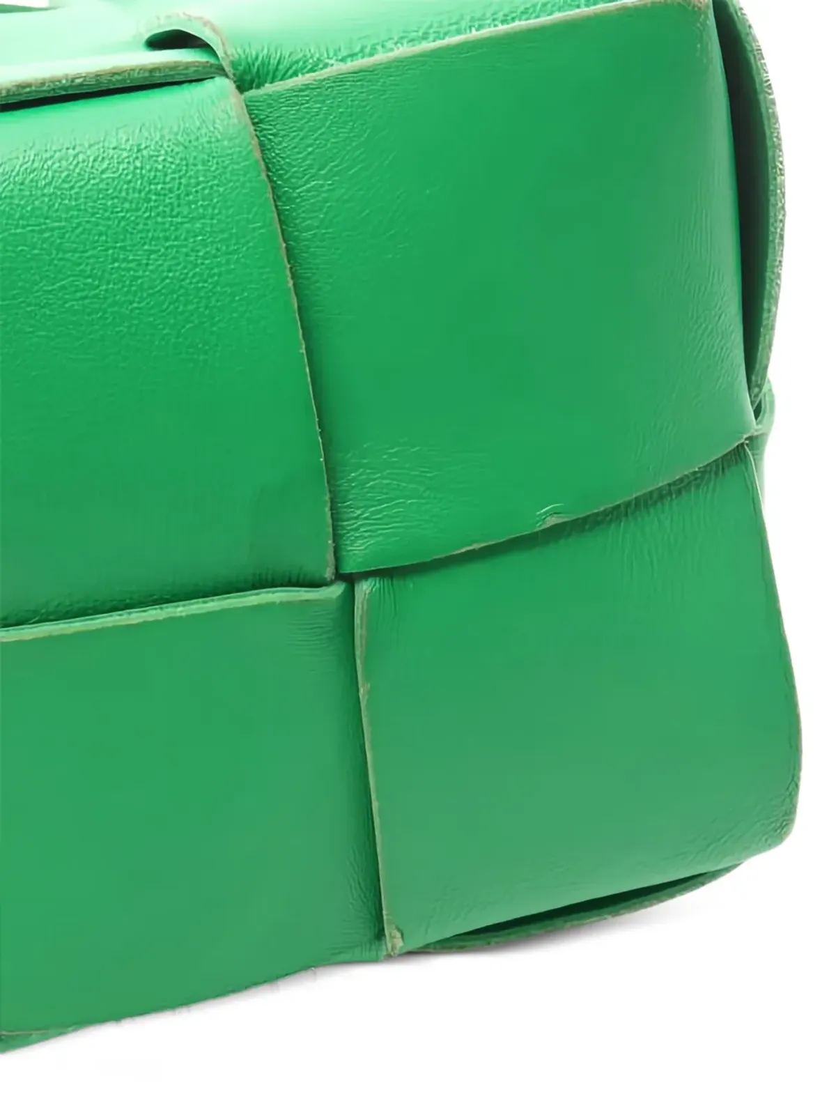 Bottega Veneta Pre-Owned 編み込みレザー ミニバッグ - Green - 画像5