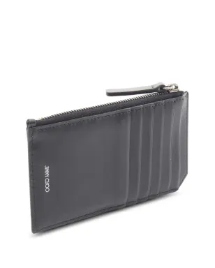 Jimmy Choo Pre-Owned ロゴパターン財布（ブラック） - サムネイル2