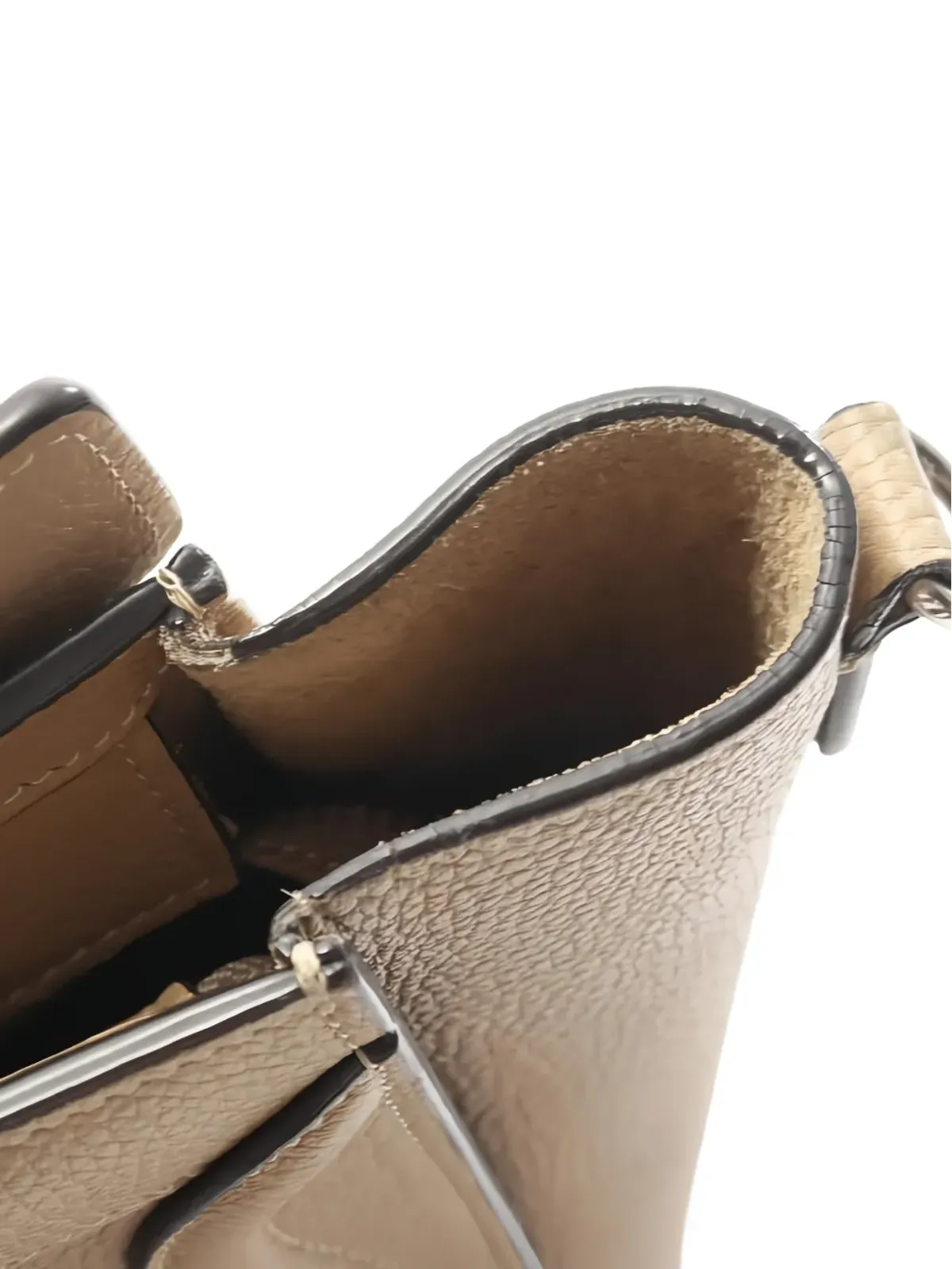 Celine ビンテージ 2010年代 ナノ・ラゲージ レザートートバッグ - 画像3