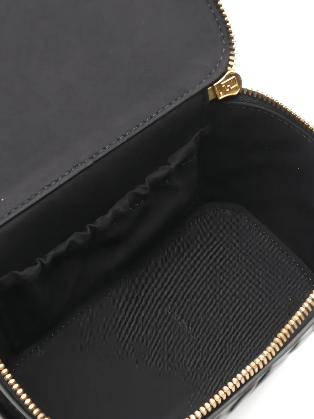 Fendi Pre-Owned 20s quilted-leather vanity bag - Black - 画像5