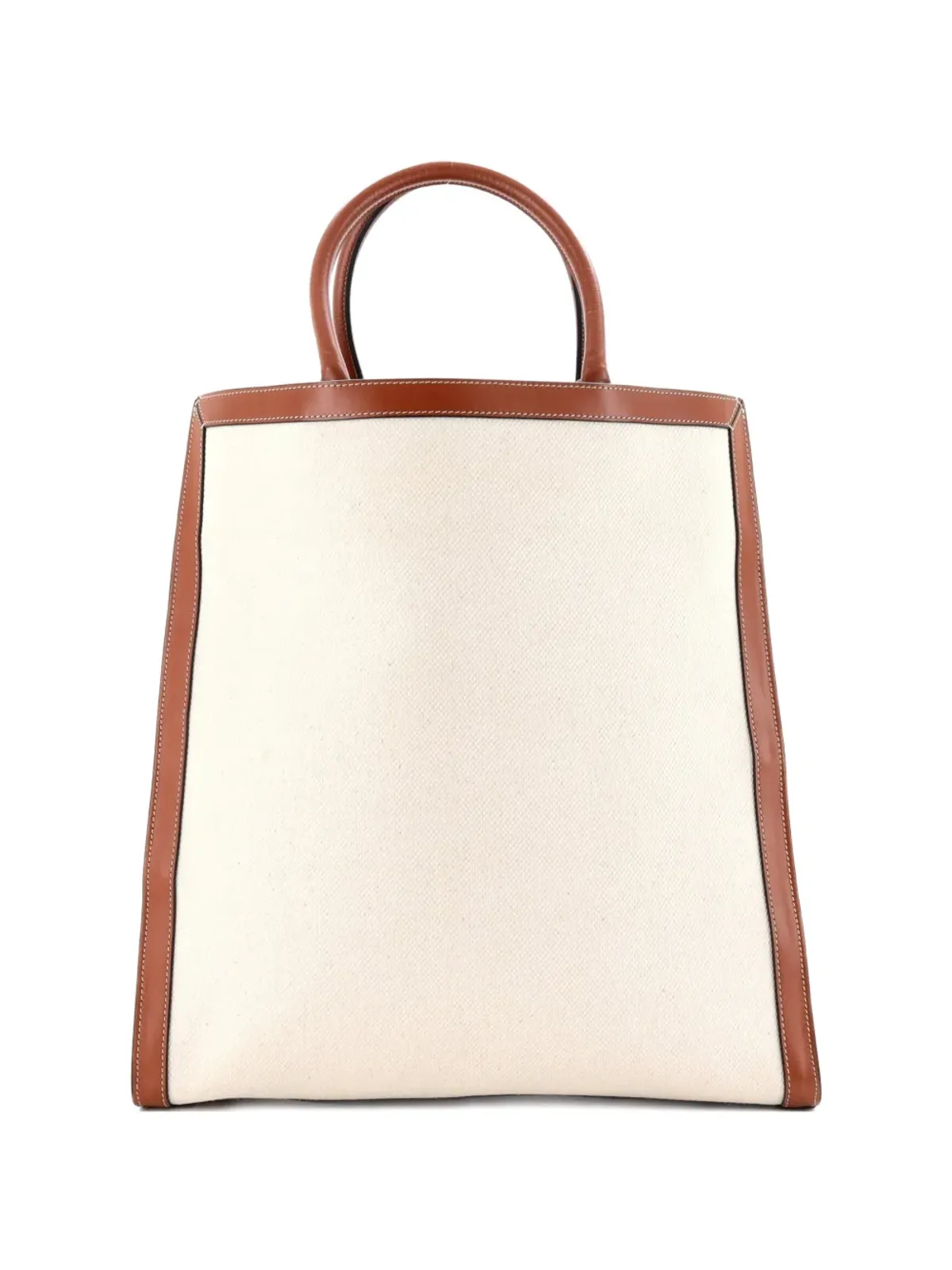 Celine Pre-Owned Sulky Vertical Cabas キャンバス×レザー トートバッグ - Neutrals - 画像2